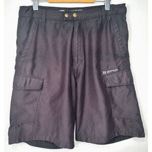JetPilot Mens Shorts Rider Cargo Utility Lightweight Pockets Black Size 34